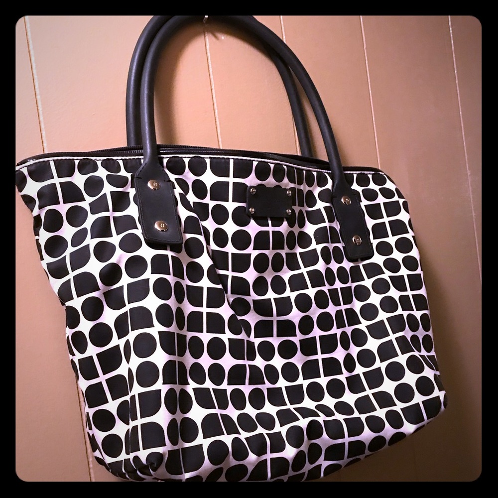 Kate Spade Black & White Satchel